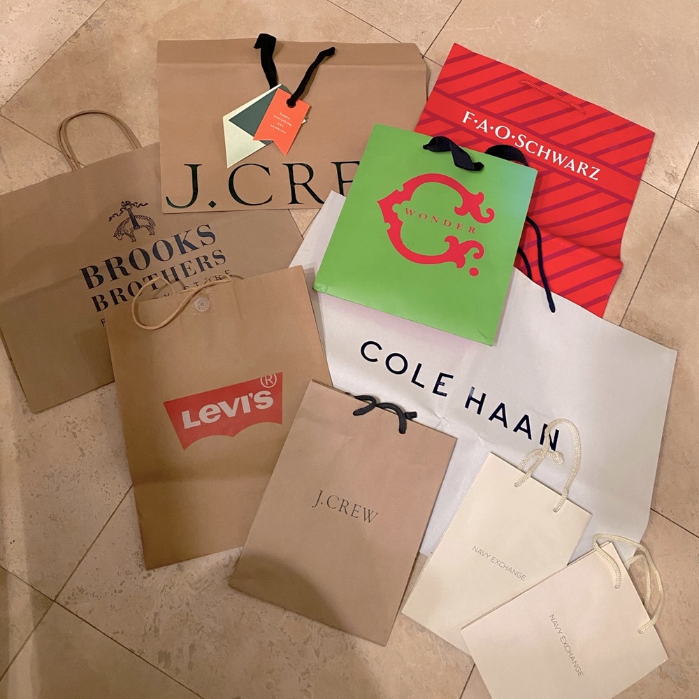 American shopping bags